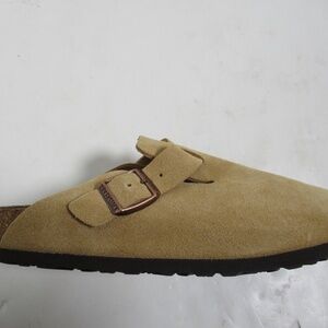 Birkenstock Unisex Boston Suede Leather Clog Taupe 6 US M / 8 US L / 5 UK / 39EU